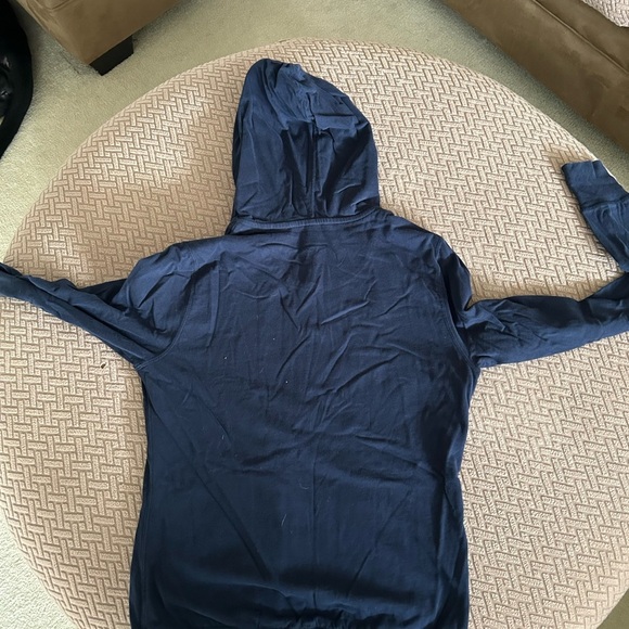 Navy Nike Zip Hoodie - Picture 3 of 3